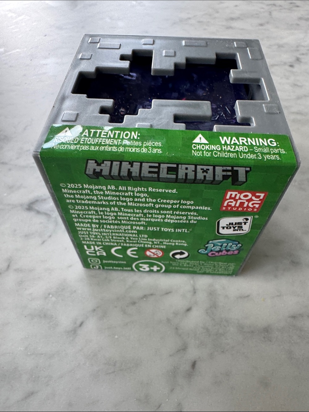Minecraft Jelly  Cube purple